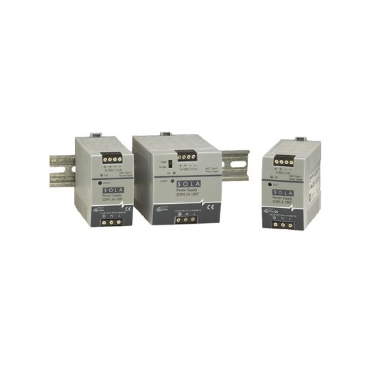 Emerson IA / Sola Switching Power Supply; 48VDC OUT; 1.05A; 85-264VAC / 90-375VDC IN; Single Phase; DIN Rail Mount